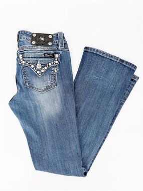 Miss Me Jeans Signature Boot Cut Denim Size 28 x 32